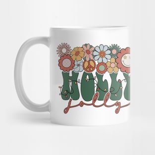 Holly Jolly Floral Mug